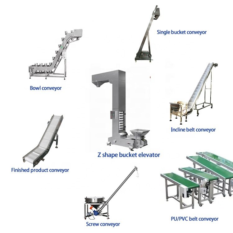 304 Stainless Steel elevator with hopper,chain/belt conveyors for laundry pods/dishwasher tablets