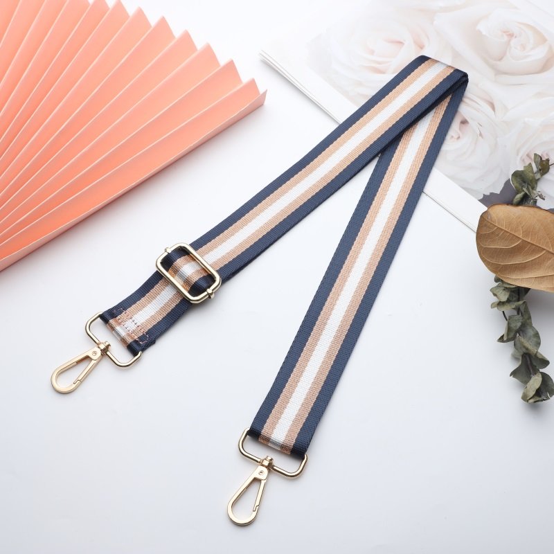 Gold wire sandwich shoulder bag Shoulder strap The new backpack strap can be adjusted and freely retractable