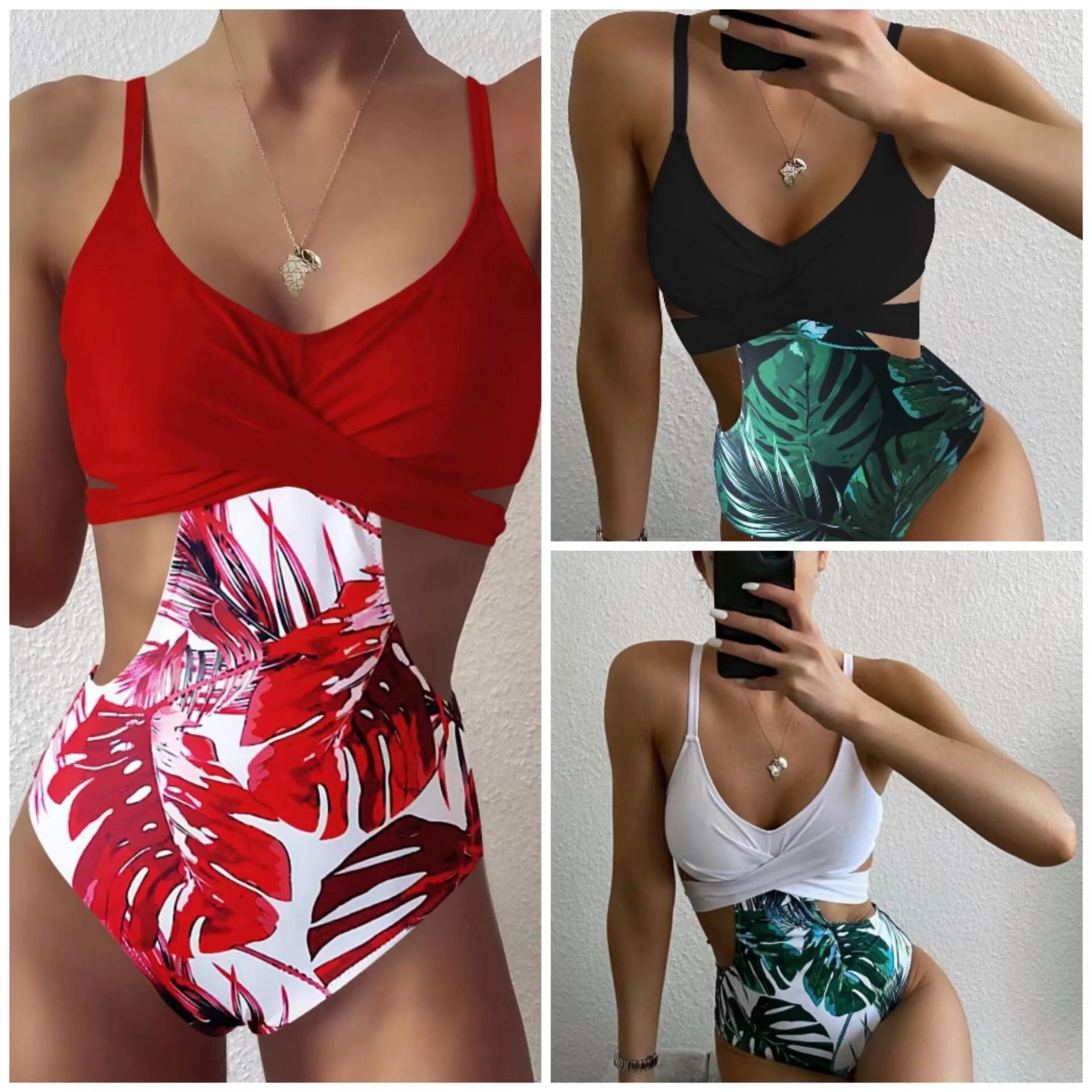 Custom Logo Design Two piece Bikini Swimsuits High Waist and Leg Women Brazilian Bikini beachwear Swimwear
