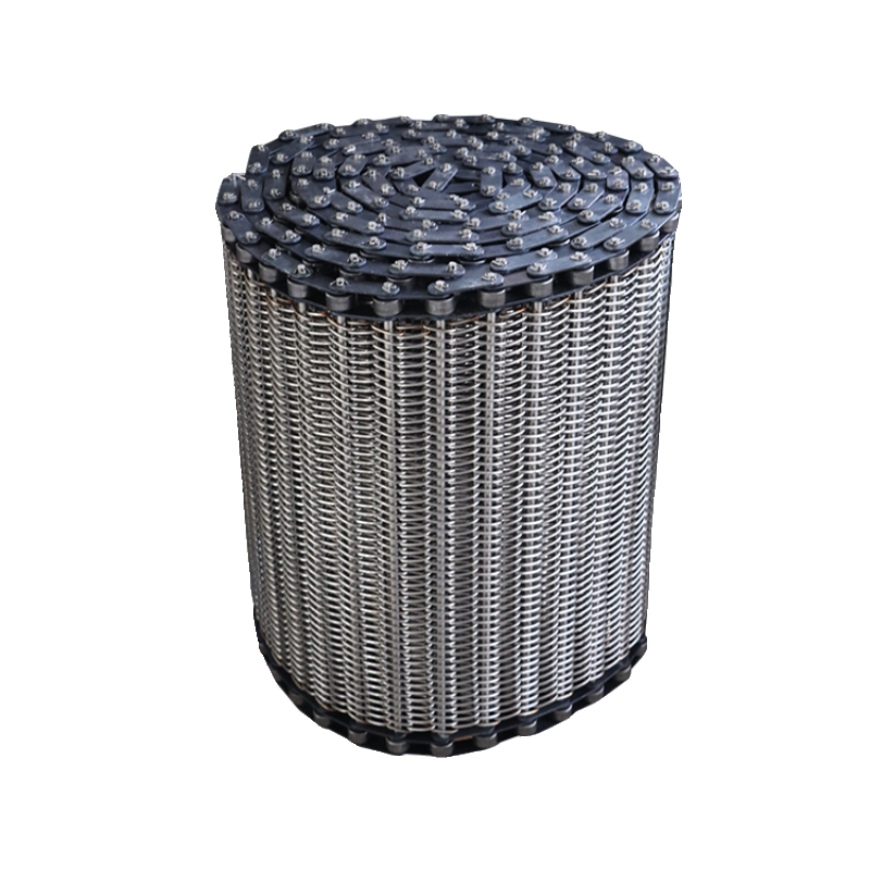 Direct Supply of 304 Stainless Steel Encrypted Herringbone Conveyor Belt for High-Temperature