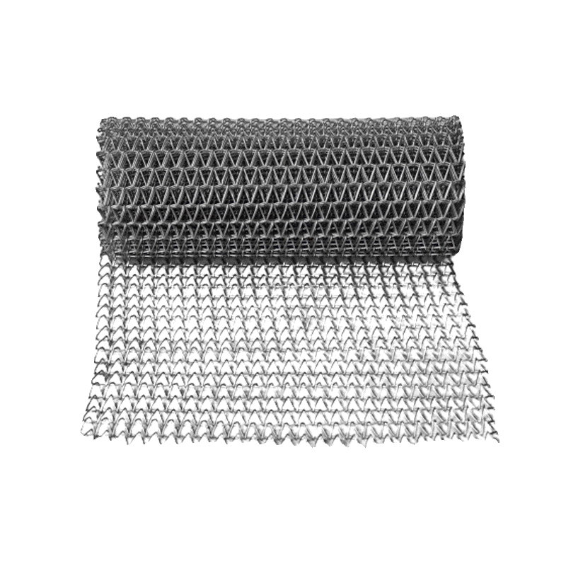 Direct Supply of 304 Stainless Steel Encrypted Herringbone Conveyor Belt for High-Temperature