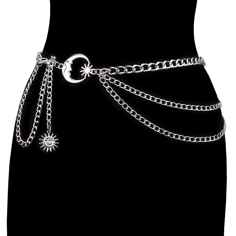 Fashion Metal Chain Belt Dress Waist Chain Body Jewelry