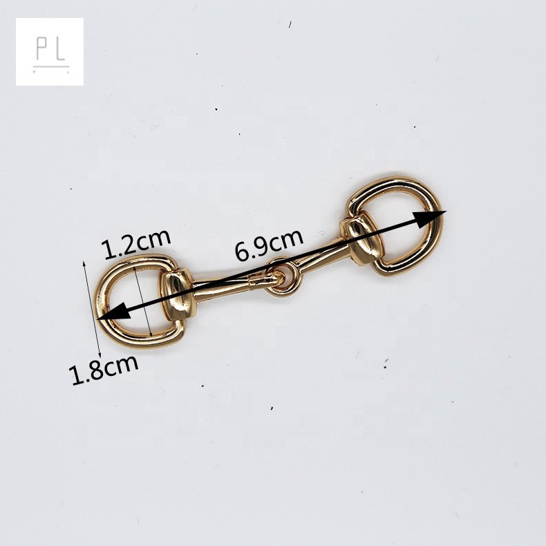 High quality fashion detachable metal chain can be used for shoes, bags, clothing belt decoration