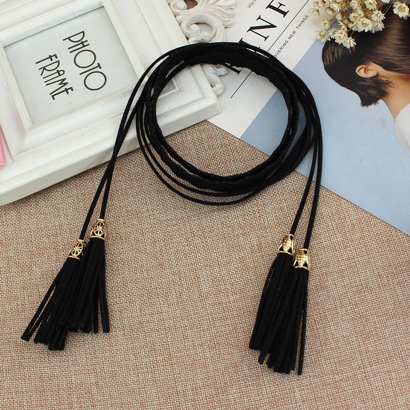 New Hot Sale Plus Size Lace Accessories Women Belt Waist Chain Girls Knotted For Dresses Women Big Belt