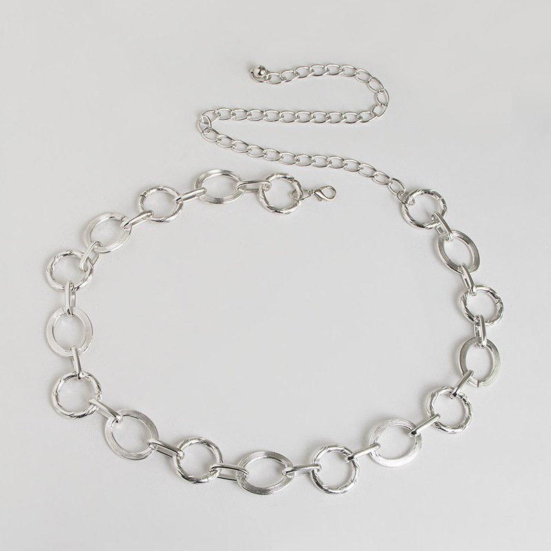 Factory Direct Sales Retro Metal Chain Waist Fashion Decoration Chain Belt For Girls