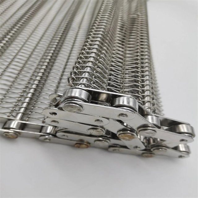 Hot Selling Metal Chain Link Rod Conveyor Belt Balanced Wire Chain Link Rod Conveyor Belt Balanced Wire Mesh