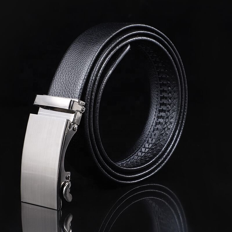 Belt Leather Men's Automatic Buckle belt Buckle Business Casual Long Pants Trouser belt