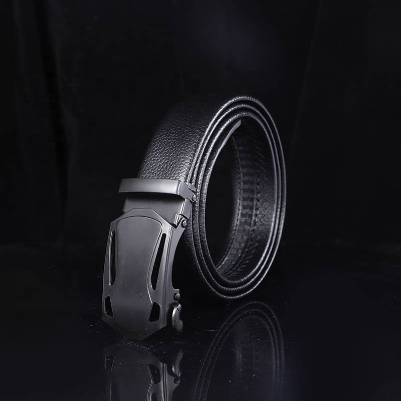 Belt Leather Men's Automatic Buckle belt Buckle Business Casual Long Pants Trouser belt