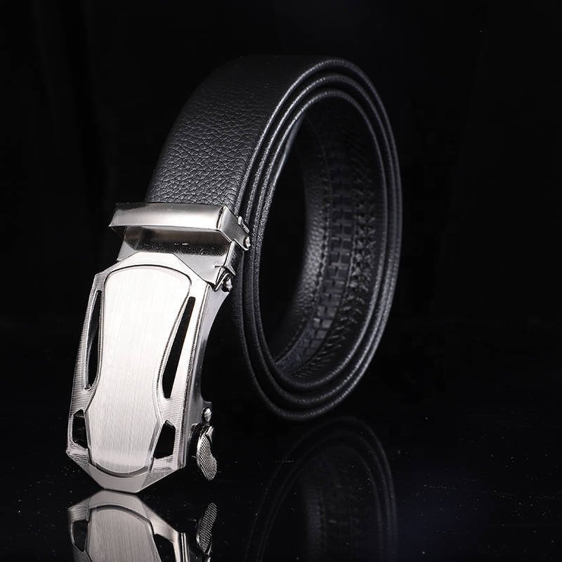 Belt Leather Men's Automatic Buckle belt Buckle Business Casual Long Pants Trouser belt