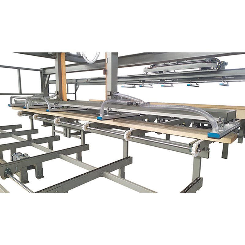 Automatic Timber conveyor Wood finishing and handling System timber stacker