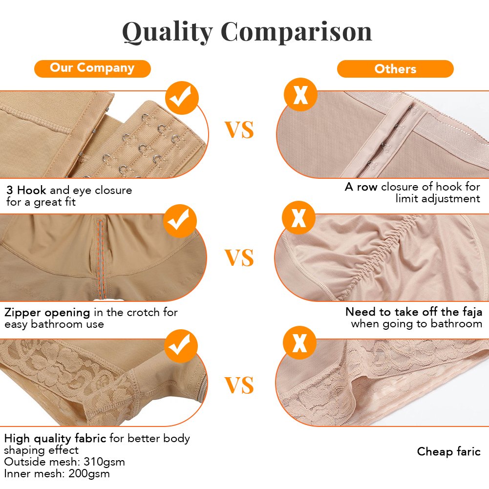 Compression Adjustable Straps Quick Dry Open Crotch 3 Layers Full Body Shaper Full Body Shapers Women Slimming Shapers