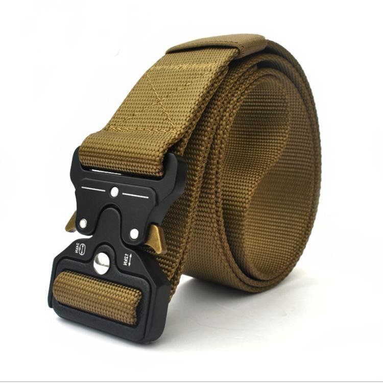 Tactical special hunting training camping fan outdoor belt with buckle