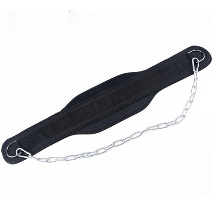 Silver Chain Powerlifting Leather Weight Lifting Belt Custom Length Training/Fitness Equipment Genuine Leather Belts Pakistan