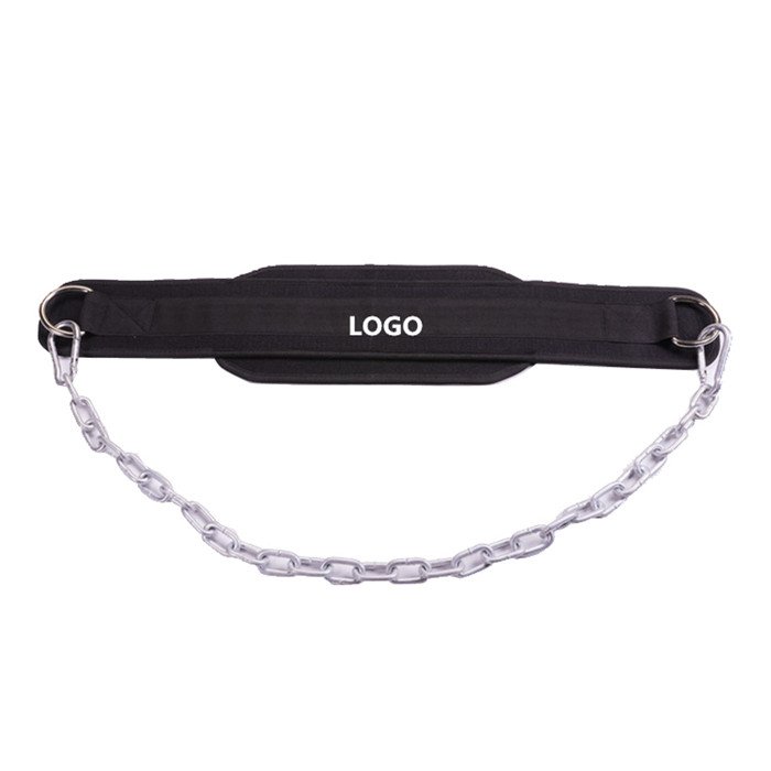 Silver Chain Powerlifting Leather Weight Lifting Belt Custom Length Training/Fitness Equipment Genuine Leather Belts Pakistan