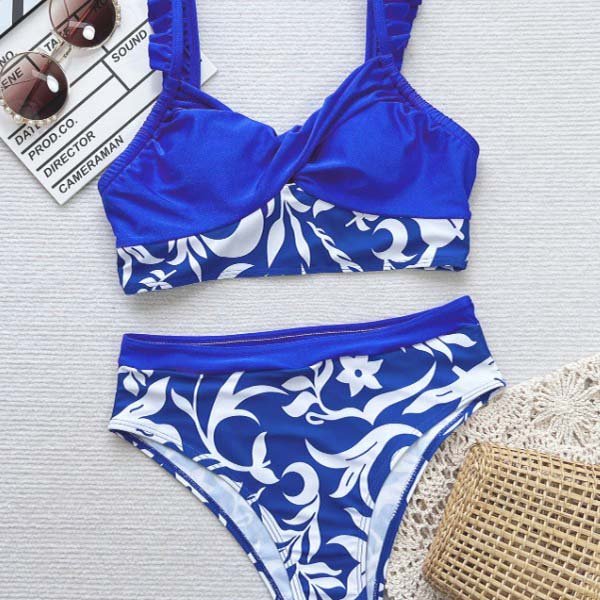 YY6136 Hot Selling Summer Swimsuit Fashion Two Piece Swimwear Beachwear Sexy 80S Bikini Thong