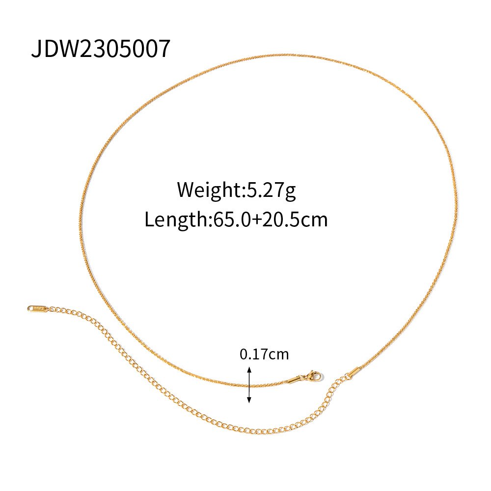New Arrival 18K Gold Plated Body Chain Gift Stainless Steel Summer Beach Accessories Bead Belly Waist Chain