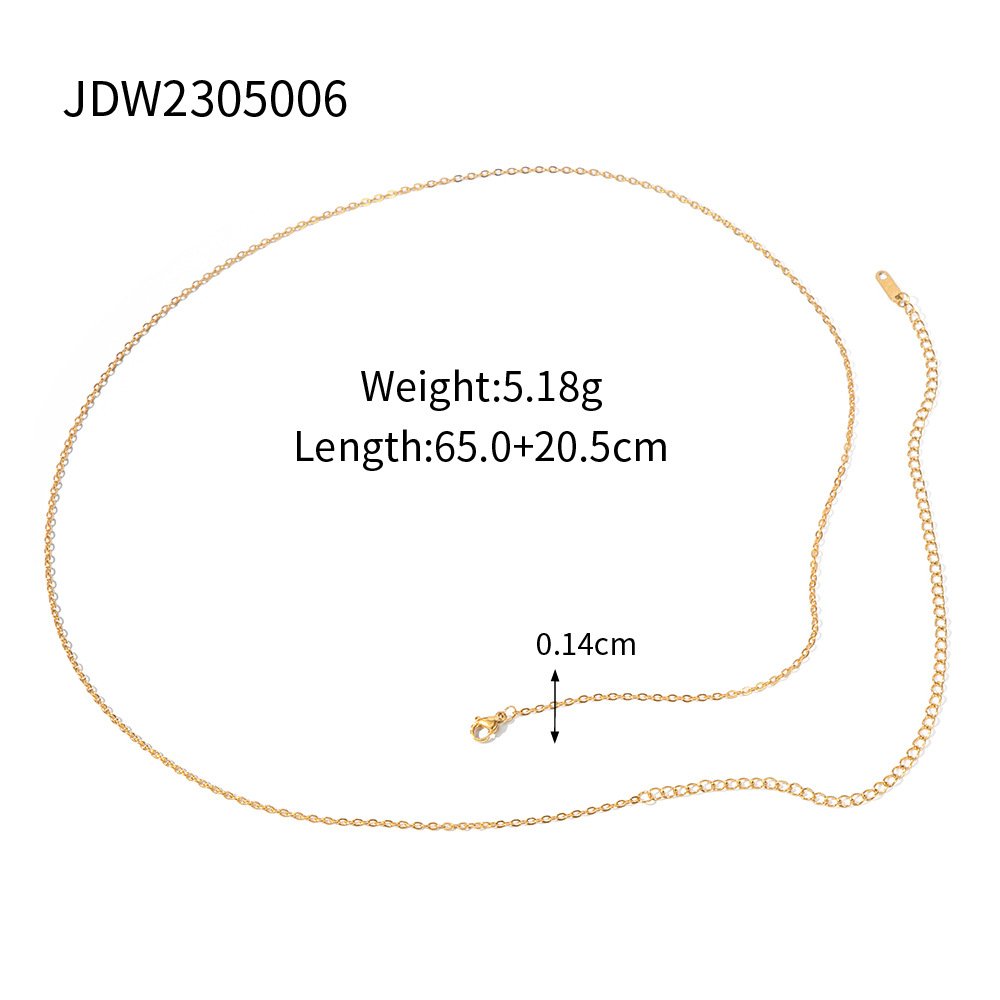 New Arrival 18K Gold Plated Body Chain Gift Stainless Steel Summer Beach Accessories Bead Belly Waist Chain
