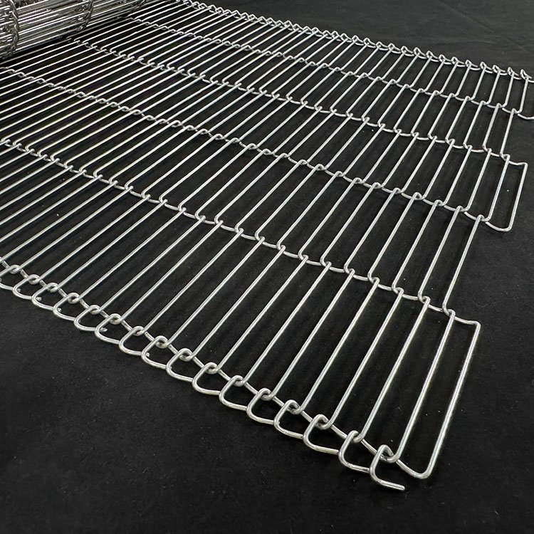 Food Grade Stainless Steel Ladder Wire Mesh Conveyor Belt For Chocolate Coating And Food Factory
