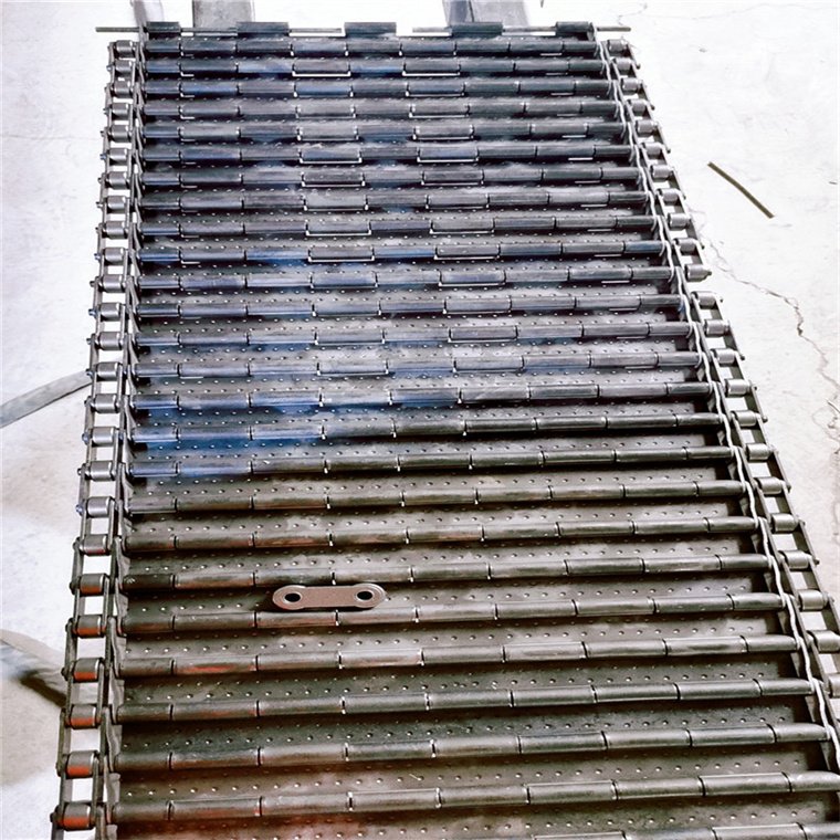Customized stainless steel 304 316 sheet chain plate Link conveyor belt for cans
