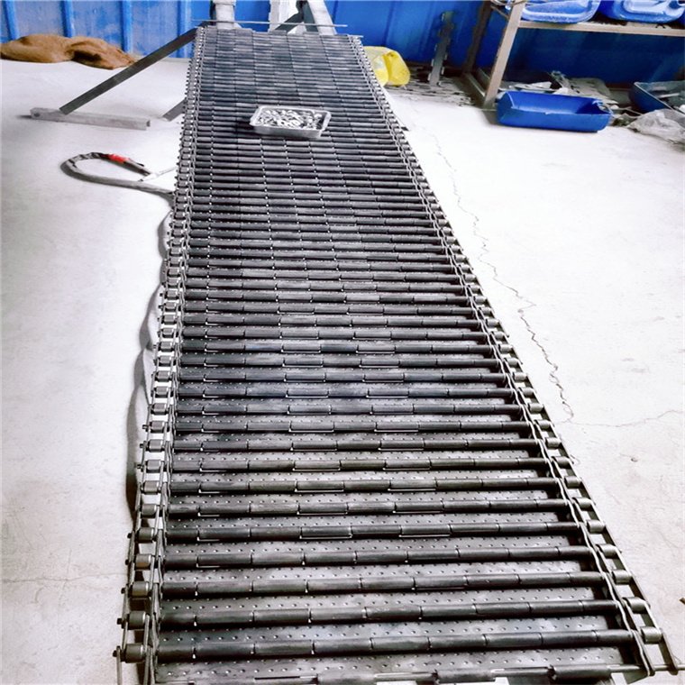 Customized stainless steel 304 316 sheet chain plate Link conveyor belt for cans