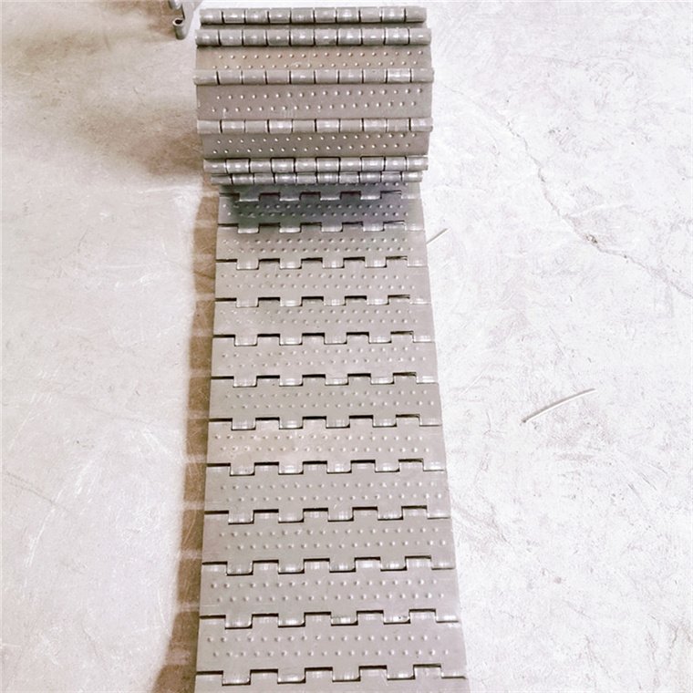 Customized stainless steel 304 316 sheet chain plate Link conveyor belt for cans