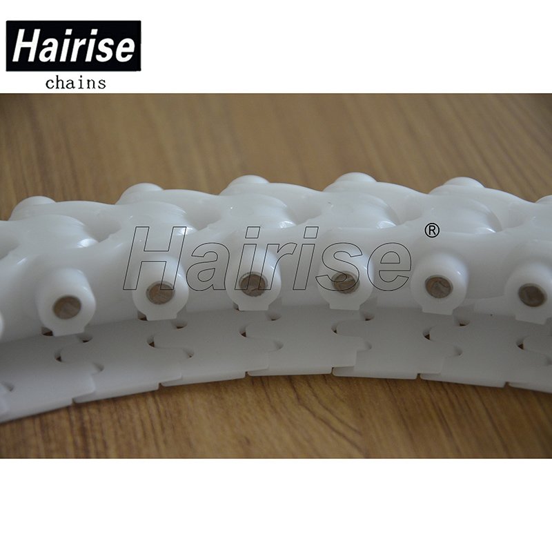 70mm Width Side Flexing Conveyor Plastic Chain For Flexible Screw Conveyor Dairy Industry