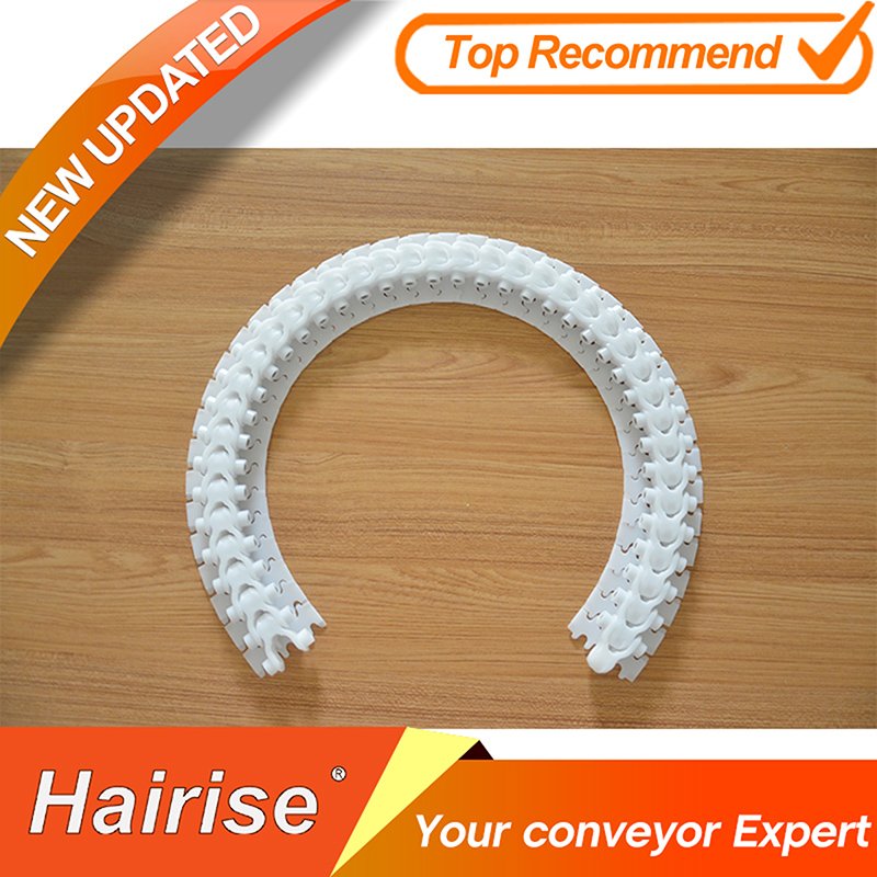 70mm Width Side Flexing Conveyor Plastic Chain For Flexible Screw Conveyor Dairy Industry