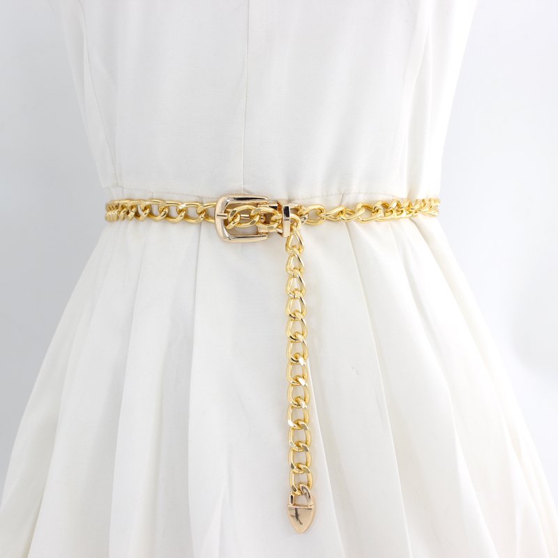 2021 New Design Hot sale Fast Shipping Metal Waist Chain for women dresses and Pants Jeans woman belt suits big waist size