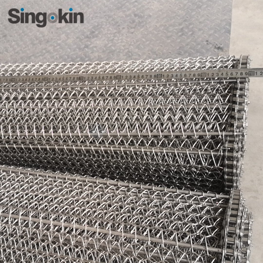SS304 Conveyor Belt Compound Balance Weave Conveyor Belt For Transport