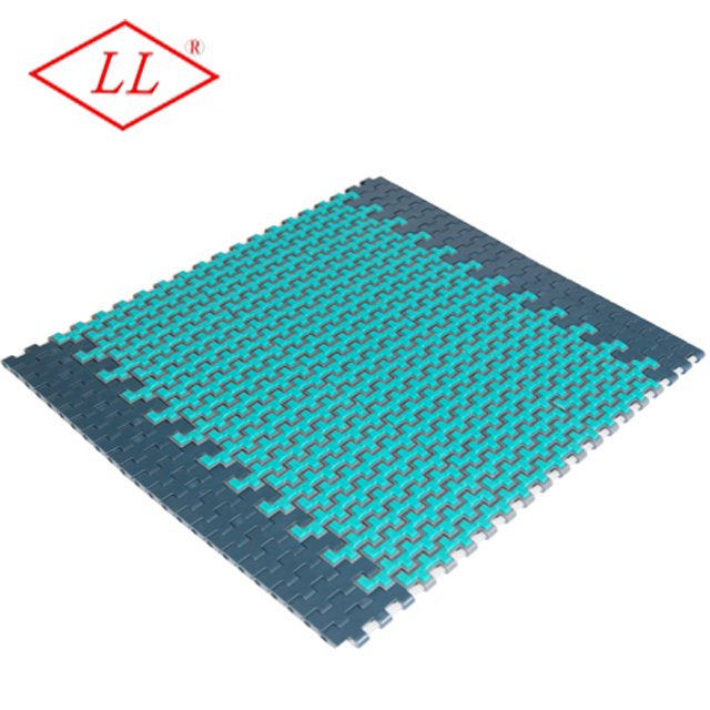0.5'' Pitch Modular Belt Conveyor Top Rubber Heat Resistant Plastic Slat Conveyors for Food & Beverage Industries New Condition