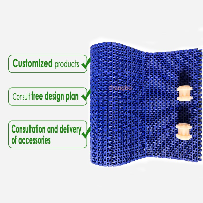 plastic injection molding conveyor belt chain belt for modular for moulding pom pp