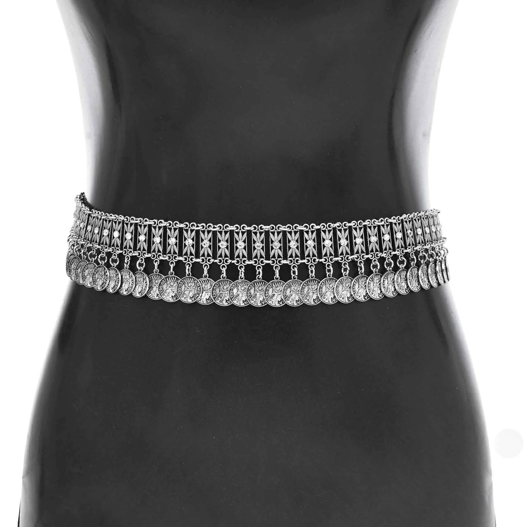 Vintage Coin Tassel Women Body Chains Bohemian Ethnic Statement Body Jewelry