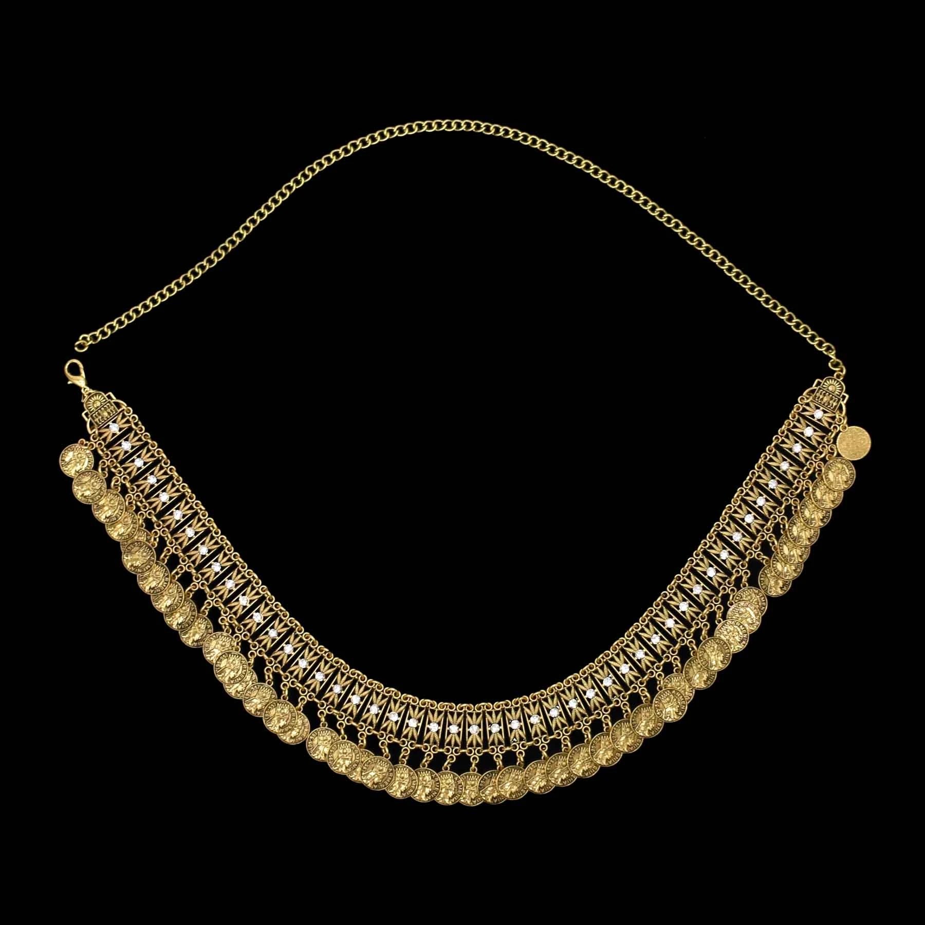 Vintage Coin Tassel Women Body Chains Bohemian Ethnic Statement Body Jewelry