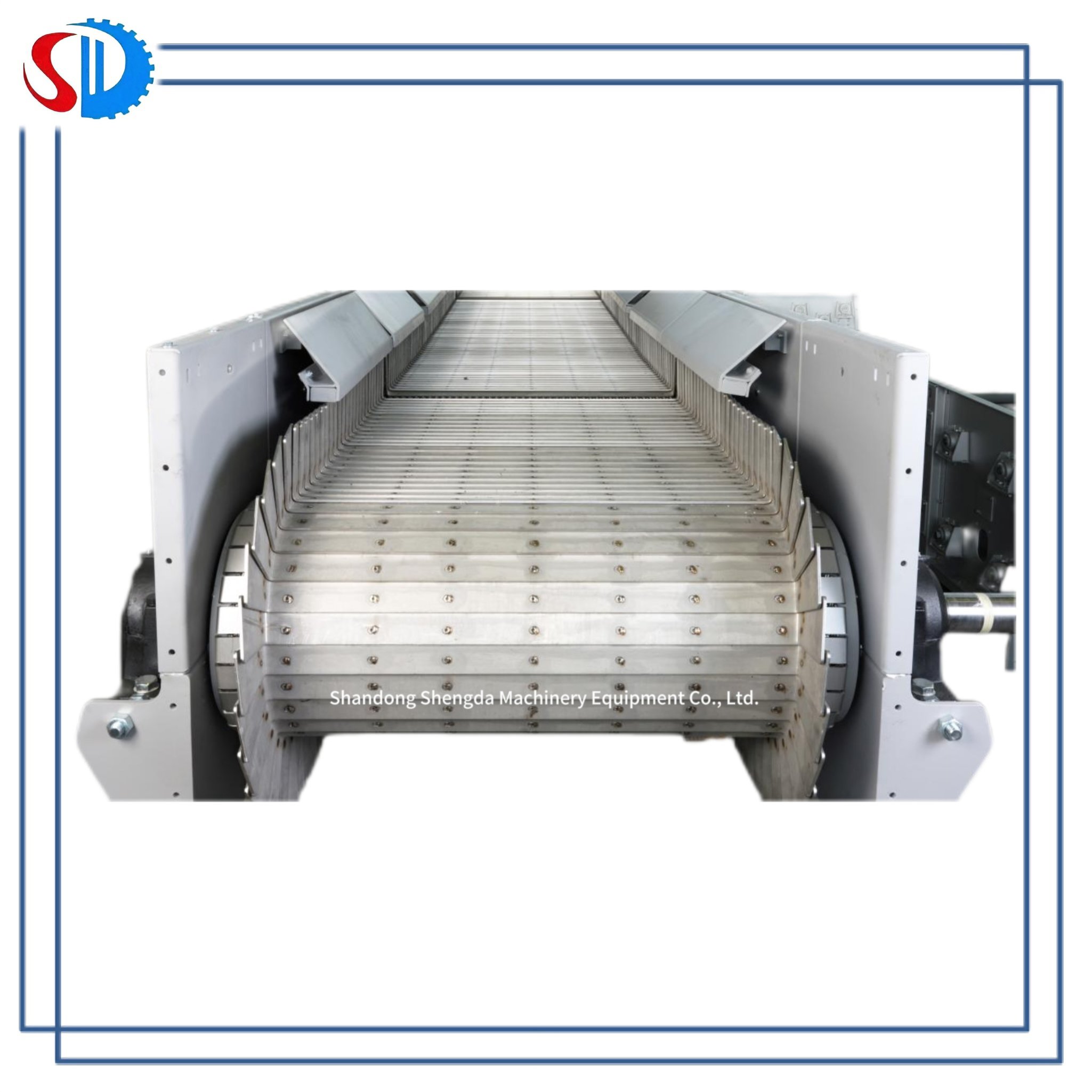 Metal Conveyor Belt High Heat Resistance Stainless Steel Carbon Steel Chain Plate Link Conveyor Belt For Carring Scrap Aluminum