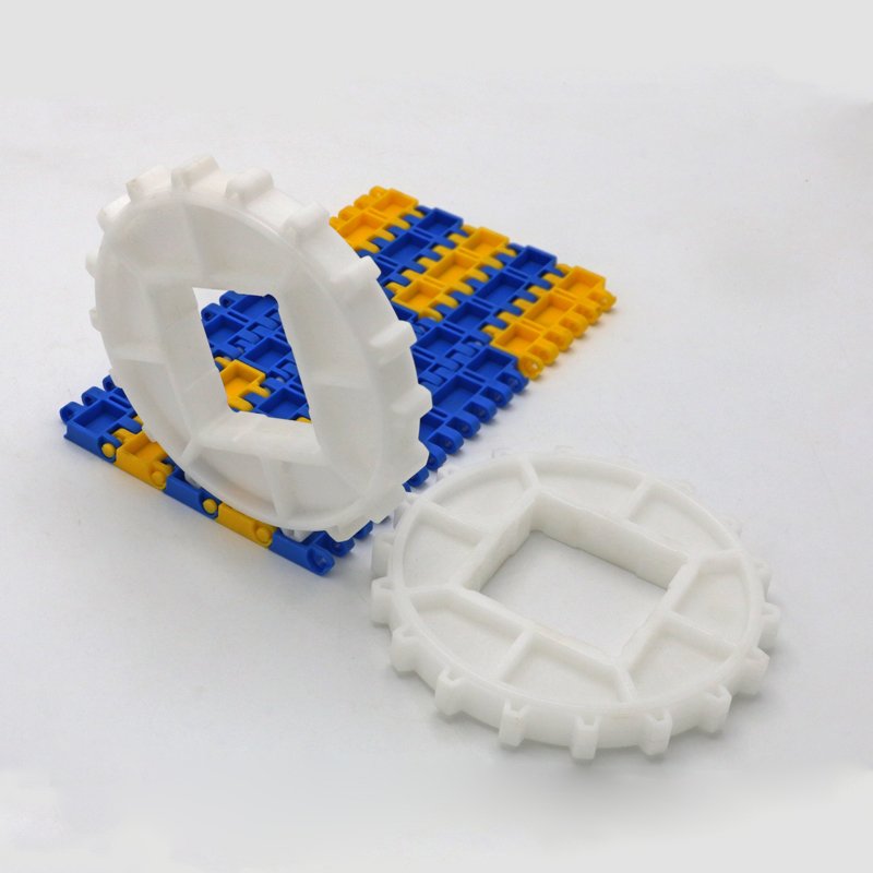 Straight Flat Top Plastic Modular Belt Conveyor H160A