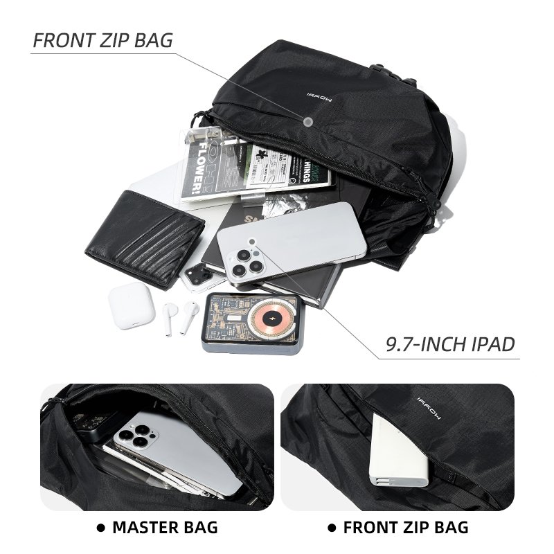 Minimalist Causal Men's Shoulder Messenger Bags Sport Gym Yoga Crossbody Bag Running Belt Waterproof Fitness Waist Bags