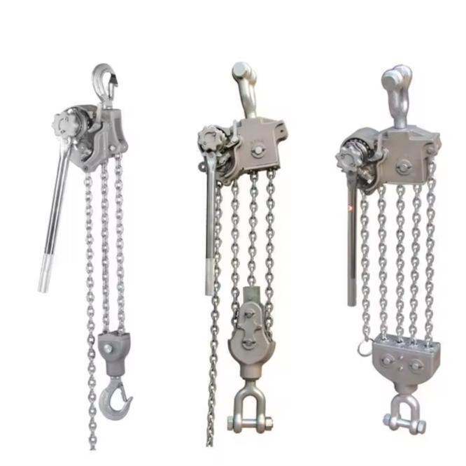 P-3000 Aluminum Alloy Chain Lever Hand Crank Chain Hoist Ratchet Puller