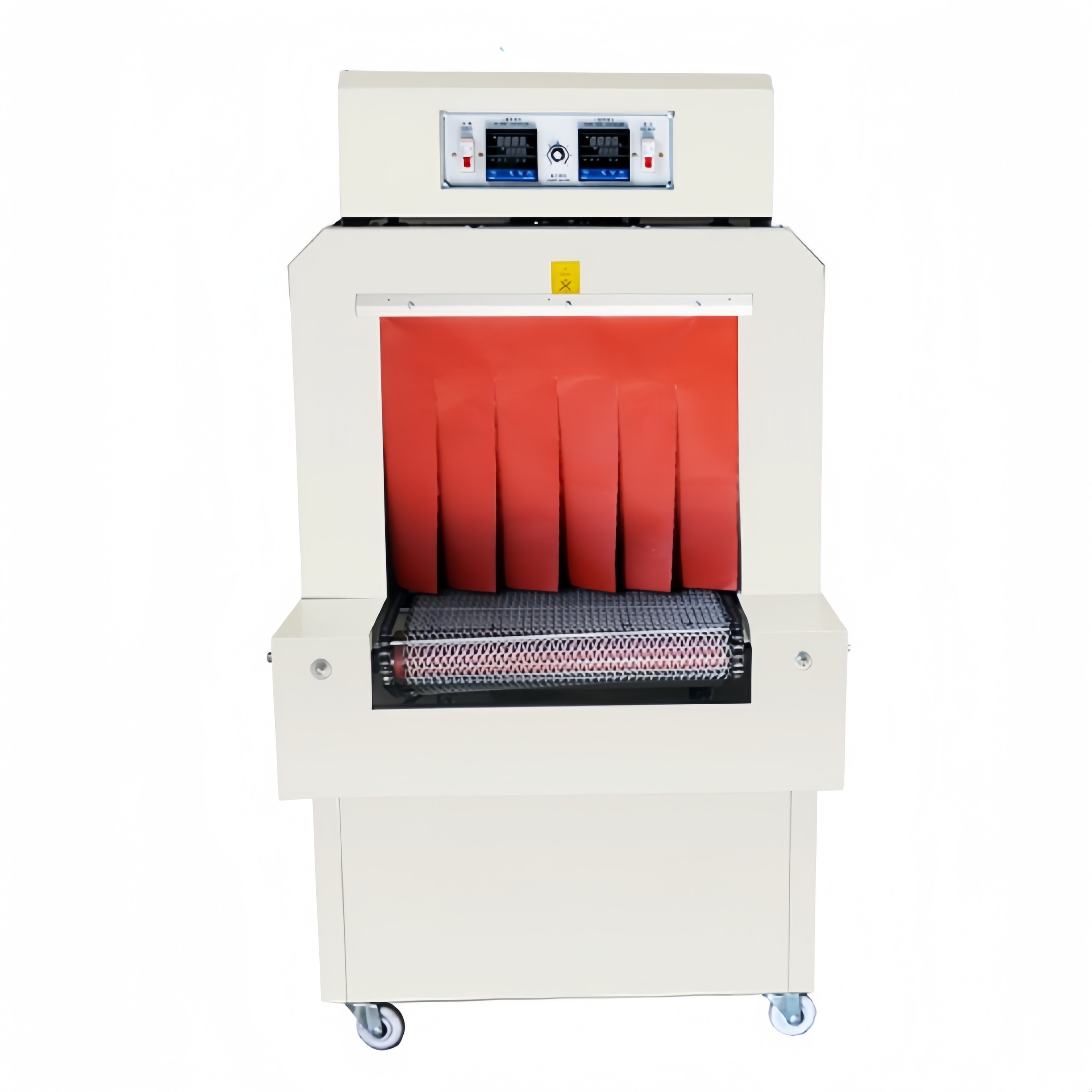 Hot air circulating thermal PE heat shrink film packaging machine infrared heat steam shrinking tunnel machine