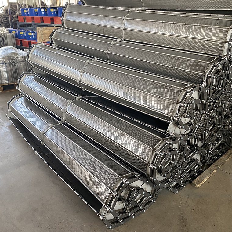 Stainless Steel Wire Mesh Spiral Conveyor Belts Chain Type Screw Conveyor for Restaurant and Food Shop Industries