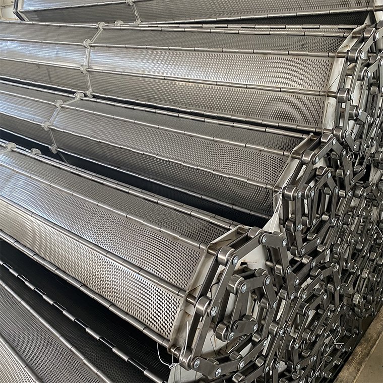 Stainless Steel Wire Mesh Spiral Conveyor Belts Chain Type Screw Conveyor for Restaurant and Food Shop Industries