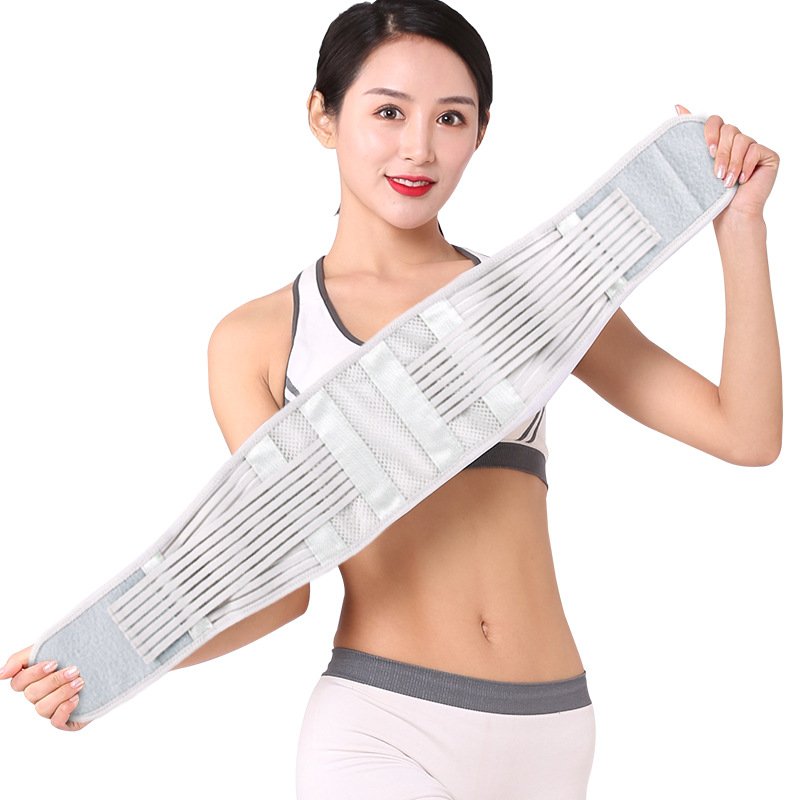 Custom Logo Hot Adjustable Breathable exercise Waist Trimmer spontaneous heating