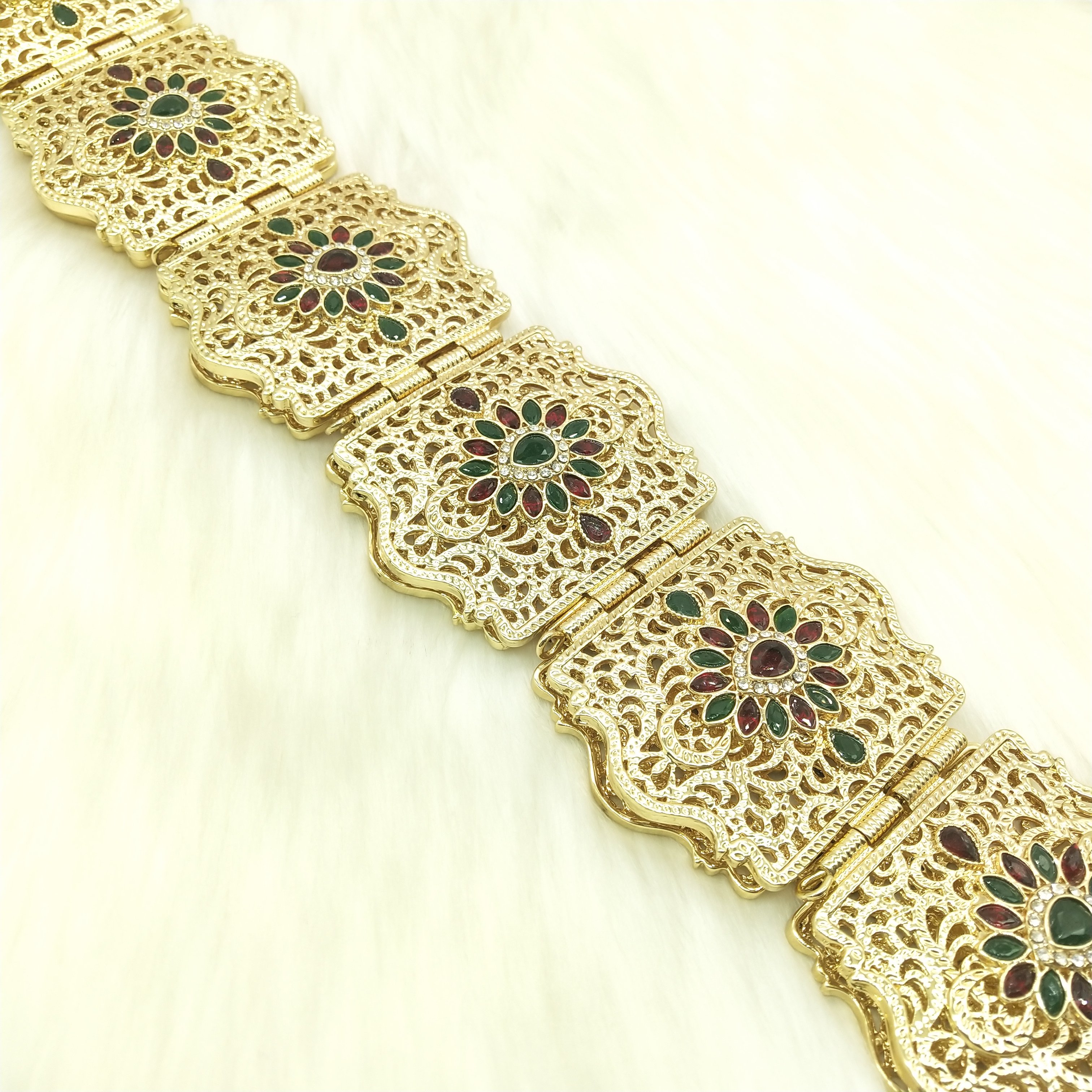 C Manufacturers wholesale Moroccan belt Arab national wedding jewelry robe metal chain adjustable length bridal dress belt