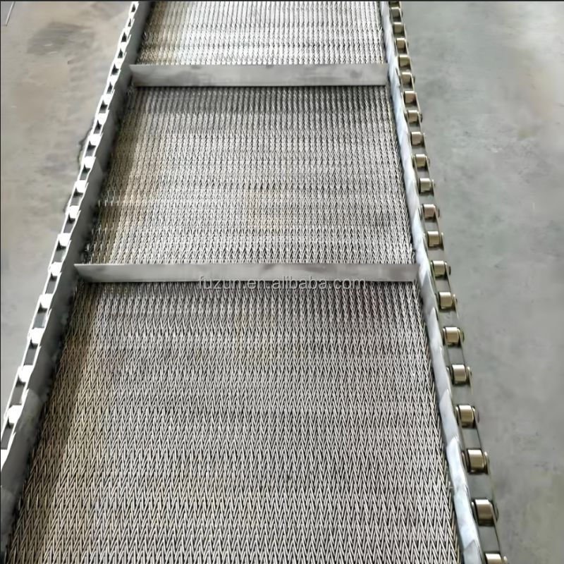 Factory Hot Sale Automatic 304 314 316 316 Stainless Steel Spiral Chain Driven Metal Wire Mesh Conveyor Belt for Can Conveyor