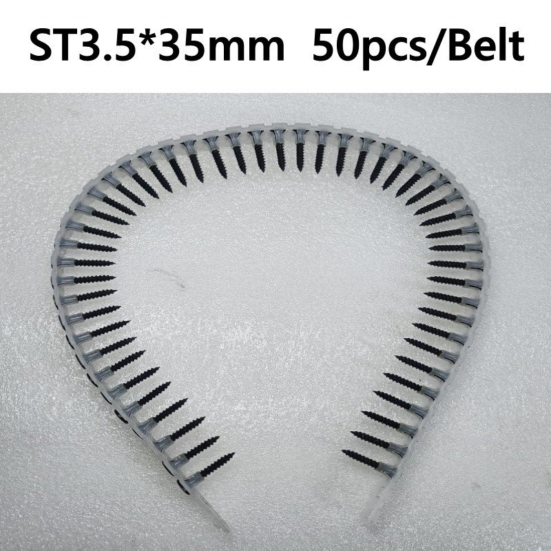 Collated special chain belt Screw belt collated Hi low thread screws for size 3.5*25 mm and 3.5*35 mm on common market