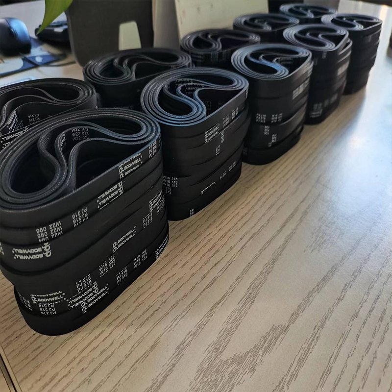 High quality PJ316 elastic multi ribbed belt and multi groove belt conveyor drum drive belt