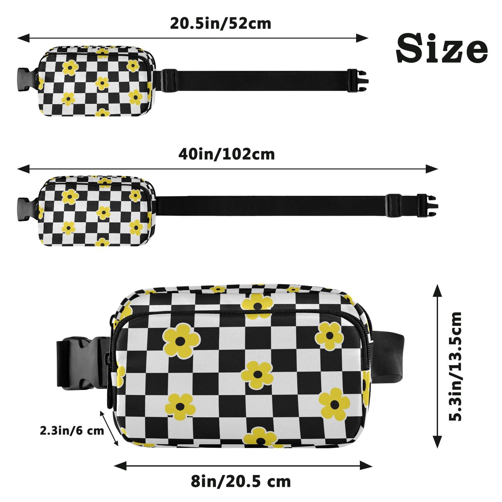 Fashion Waterproof Fanny Pack Waist Bag Purse Chest Bag Crossbody Belt Sport Bag for Girls