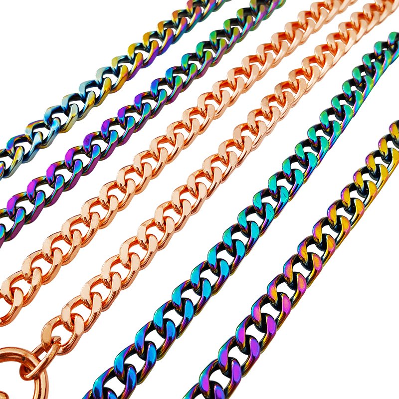 Luxury Handbag Bag Accessories Metal Chain Strap Suppliers Multicolor Chain Bag Purse Handle Strap for Bags
