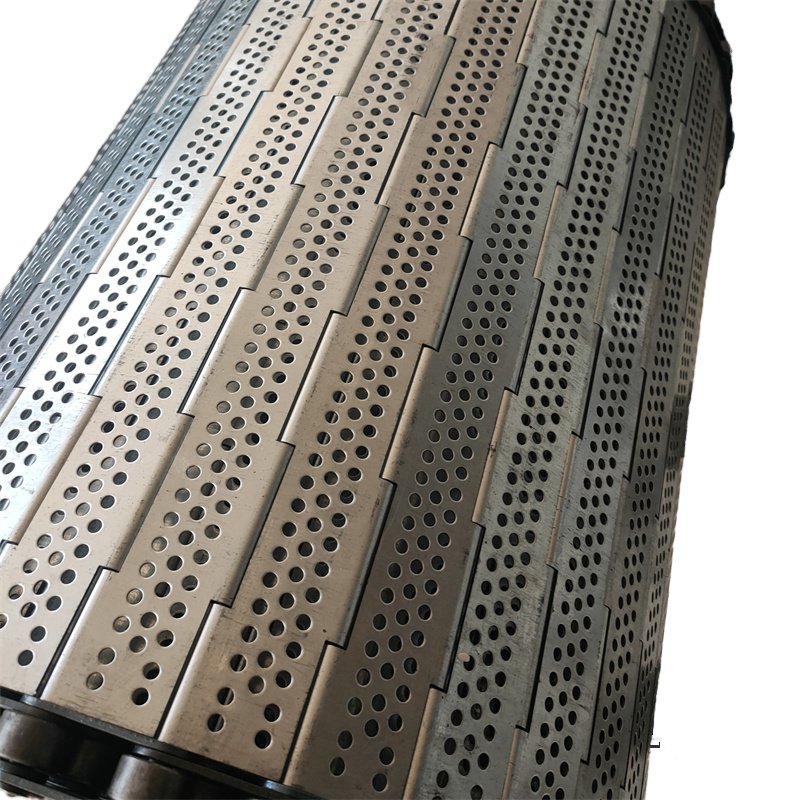 Stainless steel chain plate, heat-resistant medicinal herb honeysuckle dryer, conveyor belt, material lifting conveyor line
