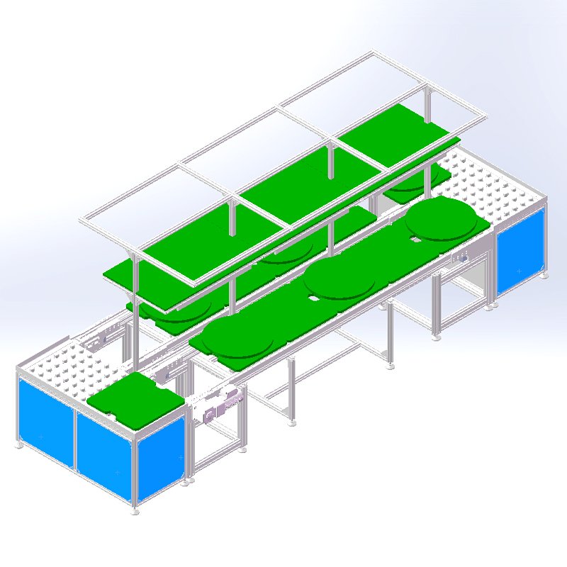 Double speed chain assembly line Double speed chain production line up and down the loop double speed chain