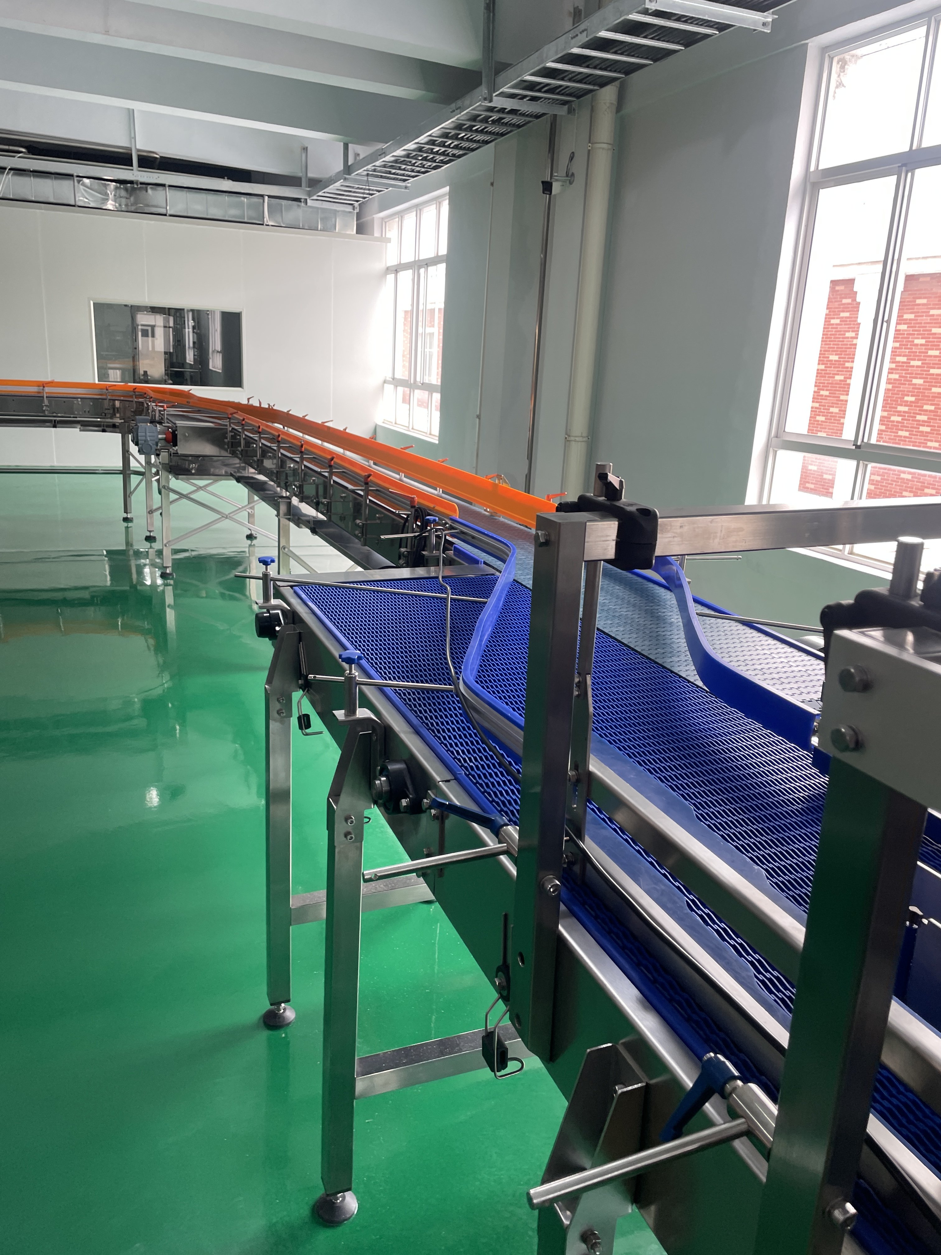 Bifa Plastic Flat Table Top Conveyor Chain POM systems Beverage Line Transmission